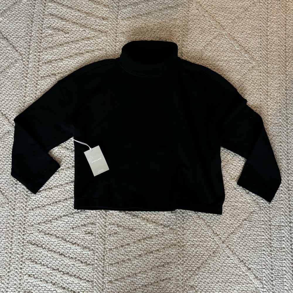 Everlane ✨ NWT Turtleneck Sweatshirt Pullover